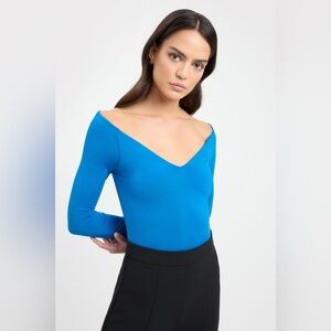 Kookai Coby Vee Top - 0 (34/36) / Diva Blue